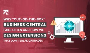 why out of the box business central fails